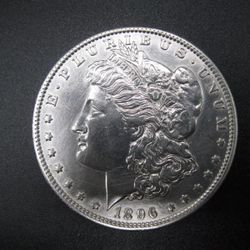 1896 O - Morgan Dollar Brilliant Uncirculated Very Rare!