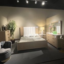 Brown 4PC King Bedroom Set