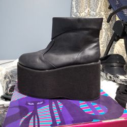 Men Platform Boots Size 12