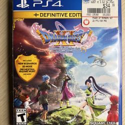 Dragon quest 11 definitive edition for PlayStation 4