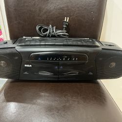 RCA Radio- Double Cassette 