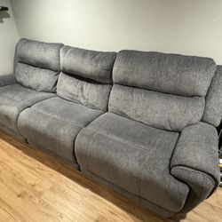 Oversize Reclining Sofa Couch 