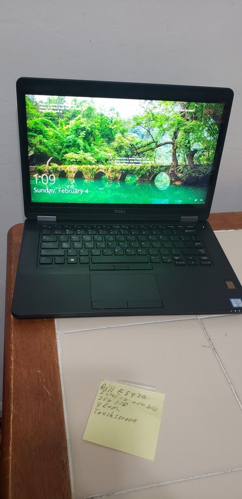 Dell E5470 Intel I5 2.50 GHz 256 SSD 8Gig Ram Touchscreen Backlite KB