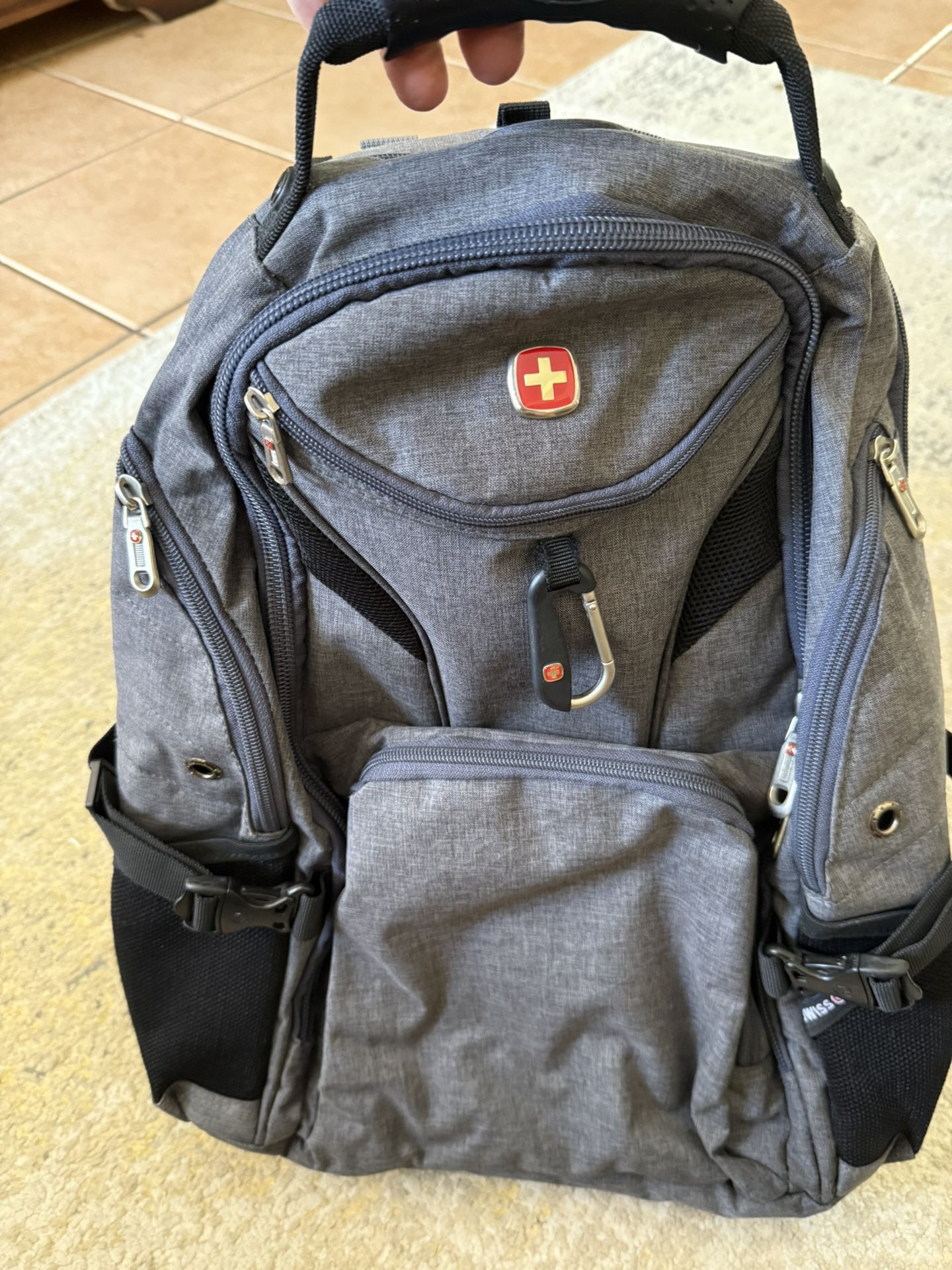 5977 laptop backpack SwissGear ScanSmart TSA Friendly Backpack, Fits Most 17 Inch Laptops and Tablets, Ideal for Work, Travel, School, College, and Commuting, Grey : Electronics The main compartment features a file accordion and a mesh zip pocket to store important papers Swiss Gear Wenger TSA Friendly