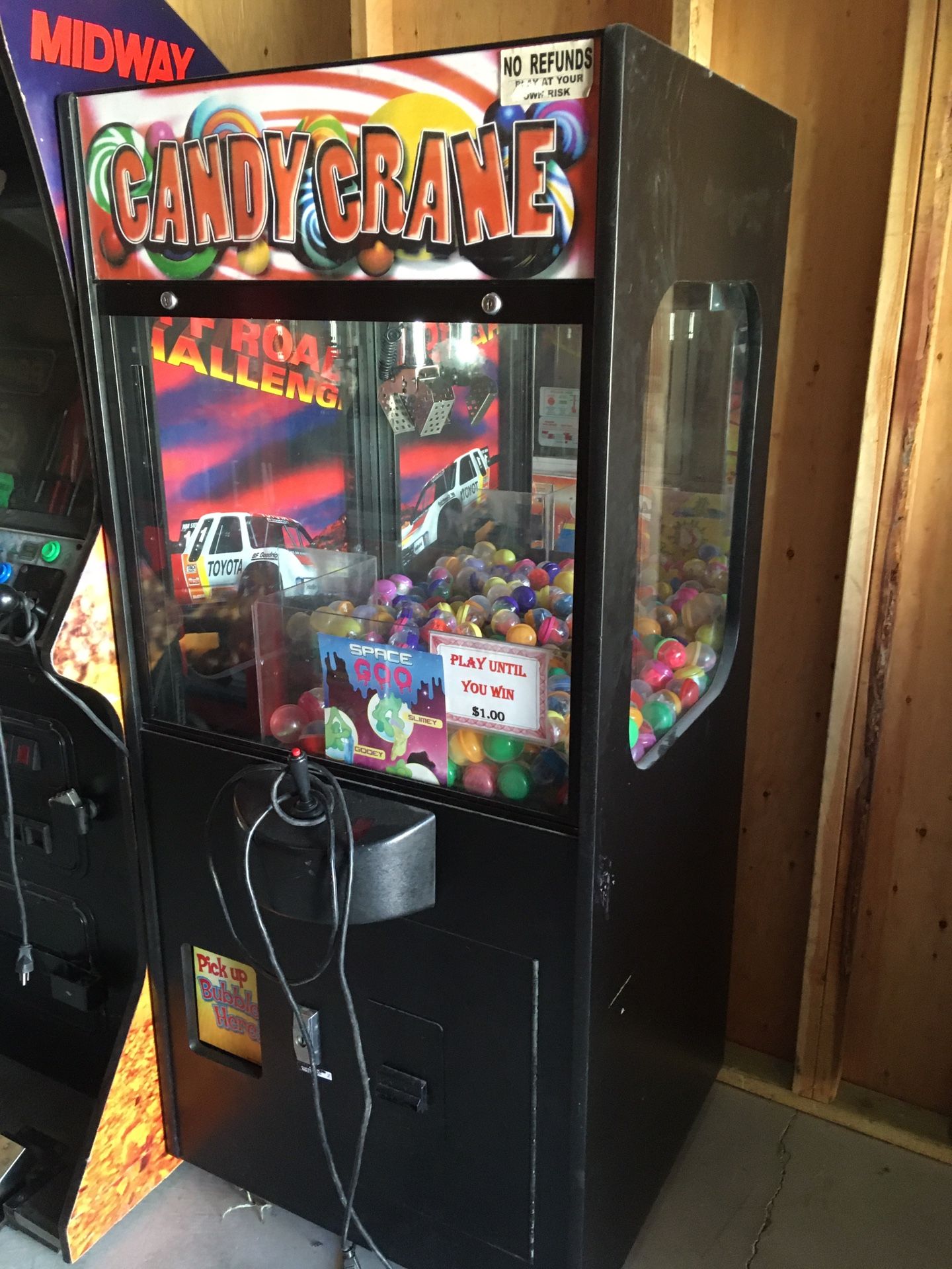 30” Rainbow Candy - Capsule Crane Coin Operated