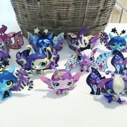 Littlest Pet Shop 11 Piece Starry Fairy Moonlite Collection 