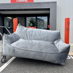 Sadlier Velvet Bean Bag Sofa