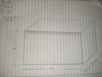 Custom Ported Enclosure For fi audio 24" subwoofer- See pictures