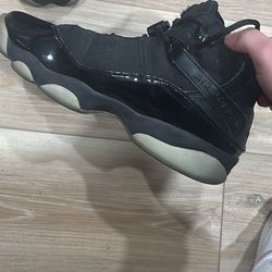 Air Jorden 6 Rings Black Ice