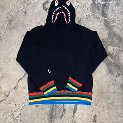 Bape Rib Line Pullover Shark Hoodie🌈