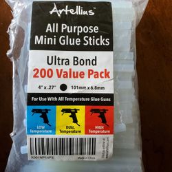 Glue gun glue sticks. 200