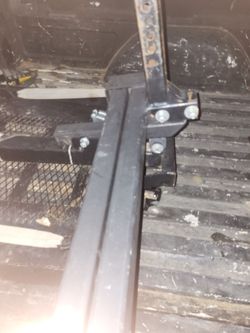 Black Steel Truck Bed Rack Mount Bracket