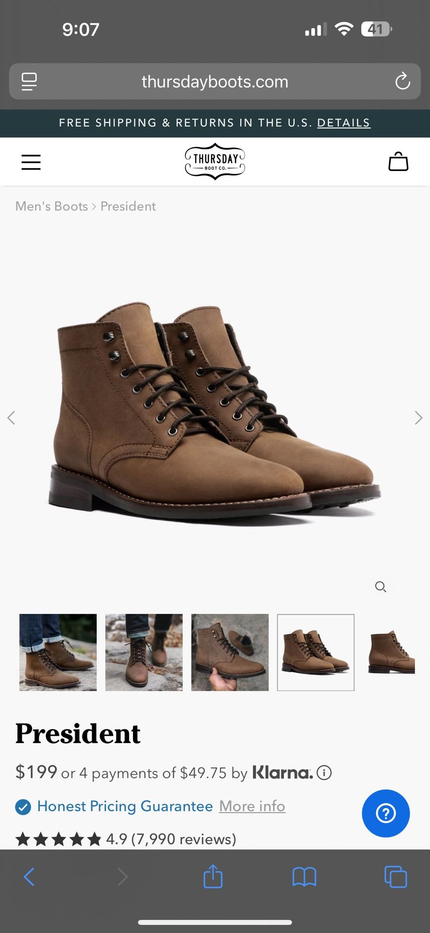 Thursday Boots