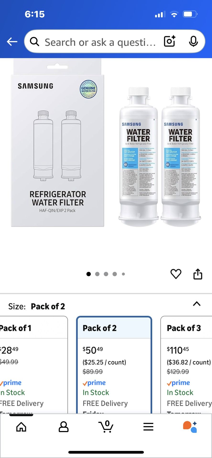 Refrigerator Water Filter For Samsung