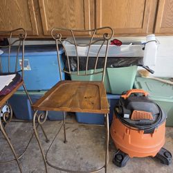 Wrought Iron Stools 