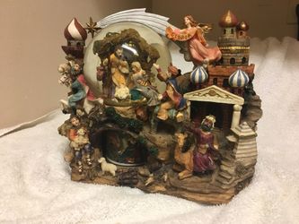 Nativity snow globe