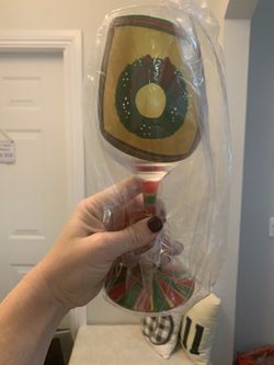 Lolita Hand-painted Christmas Wineglass