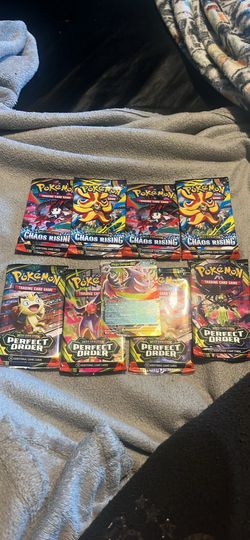 8 mega evolution pokemon pack trading cards and 1 mega evolution gengar