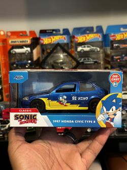Jada Sonic The Hedgehog 1997 Honda Civic Type R