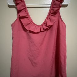 Pink Ruffle Top