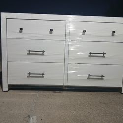 Peinador  Blanco De 6 Cajones 