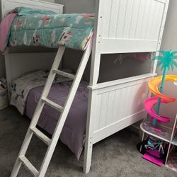 Bunk Bed. Painted White