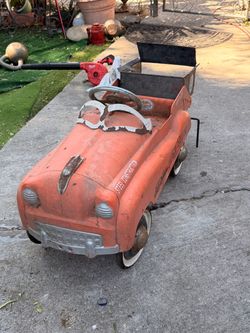 Vintage pedal cart