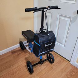 BlessReach  Knee  Walker with shock.  Medical Scooter. NEW.