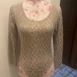 Cream Lace Bodysuit Size S-M