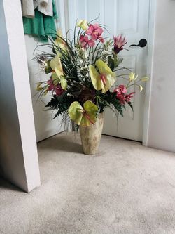 Faux Flower Arrangement