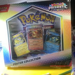 Pokemon Prismatic  evolution poster collection