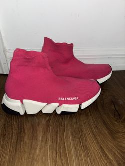Pink Balenciaga Socks Size 8 Womens