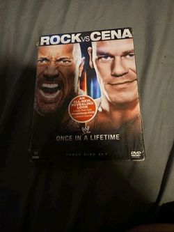 WWE Rock Vs Cena: Once In A Lifetime Three Disc Set New Sealed