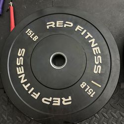 REP Fitness 15lbs Bumper Plates