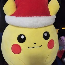 Christmas Pikachu  32in
