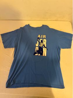 Jordan Air Jordan Graphic T-Shirt Blue Size XL Jumpman