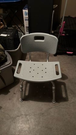 Shower Chair with Back and Handles