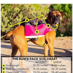 Dog Backpack, Dog Hiking Backpack, Camping and Travel Saddlebag for Dog, Hiking Pack for Medium & Large Dog
