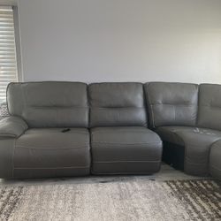 Electrical And Manual Reclining Sectional 