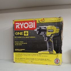 RYOBI New 18v 3-speed 1/2 Impact Wrench 