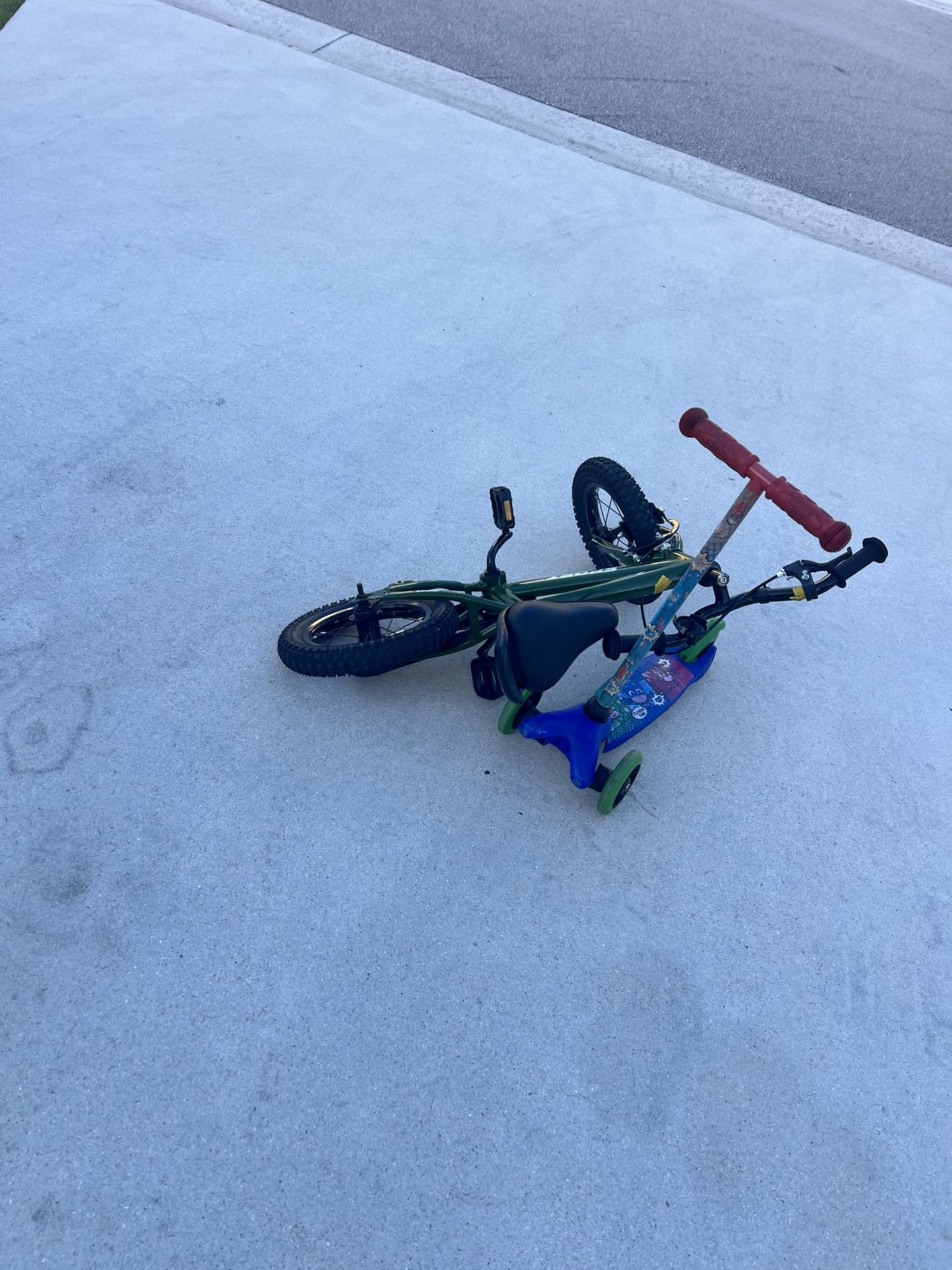 Kid Bike And Scooter