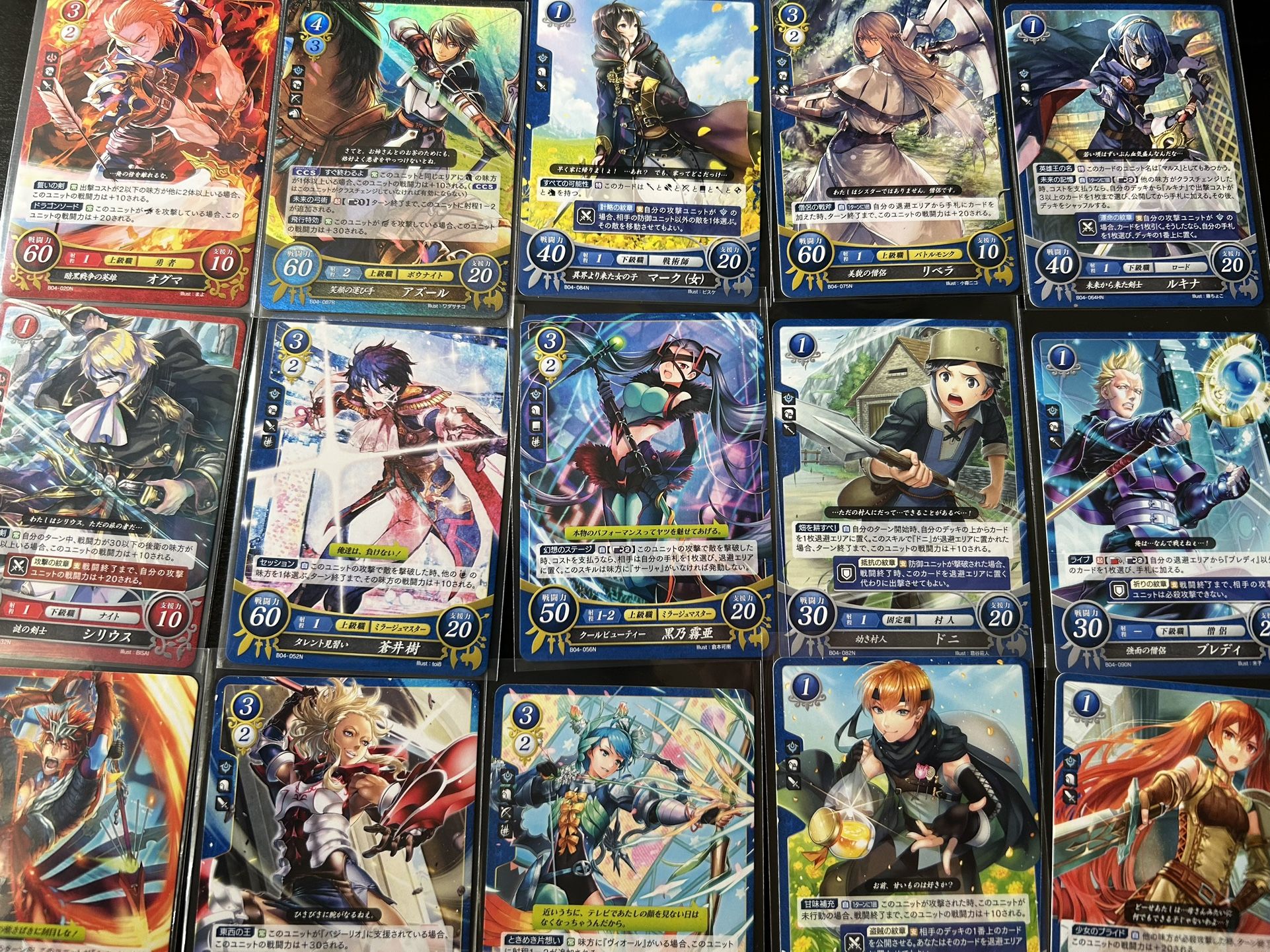 Fire Emblem 0 Cipher Card Lot 