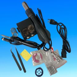 2-in-1 Digital Hot Air Rework Station: Heat Gun and Soldering Iron Combo