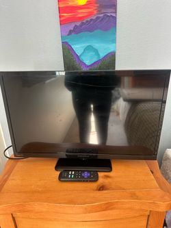 24” TV LED Insignia w Remote