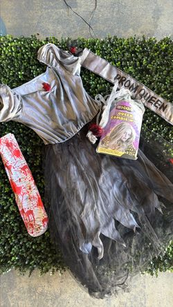 Prom queen zombie costume