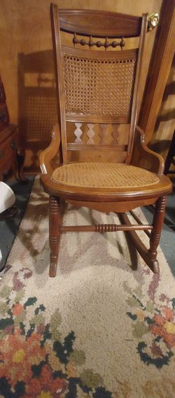 Victorian Walnut Rocking Chair