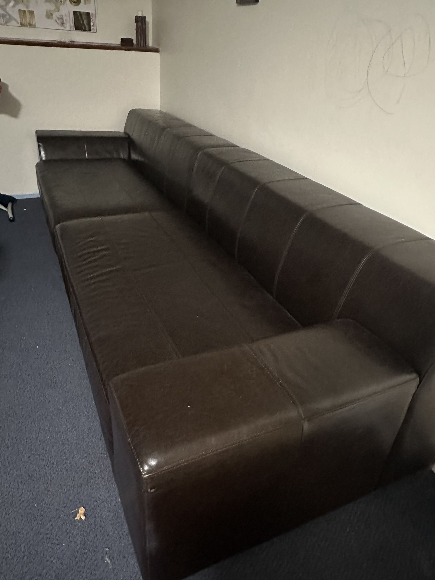 Leather Sofa Or Sectional Sofa.