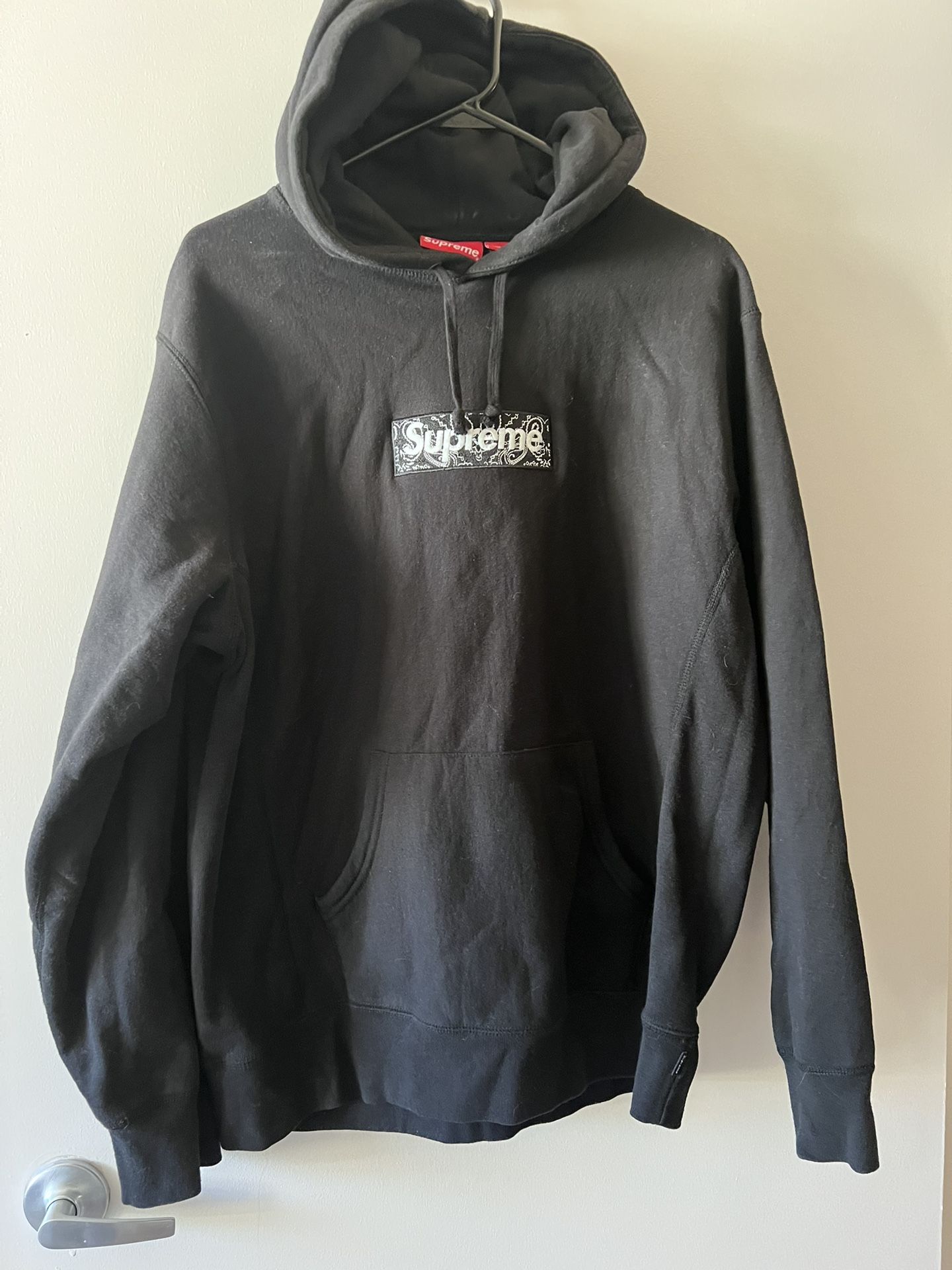 Supreme Bandana Box Logo Hoodie Size Large