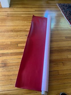 3 x 4 foot red vinyl