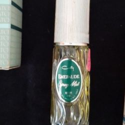 Vintage perfume spray by Coty, Emeraude 1 oz.